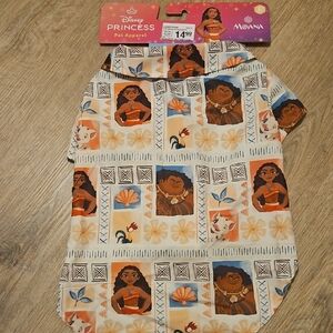 Disney Princess Moana Pet Outfit - Cream and Orange